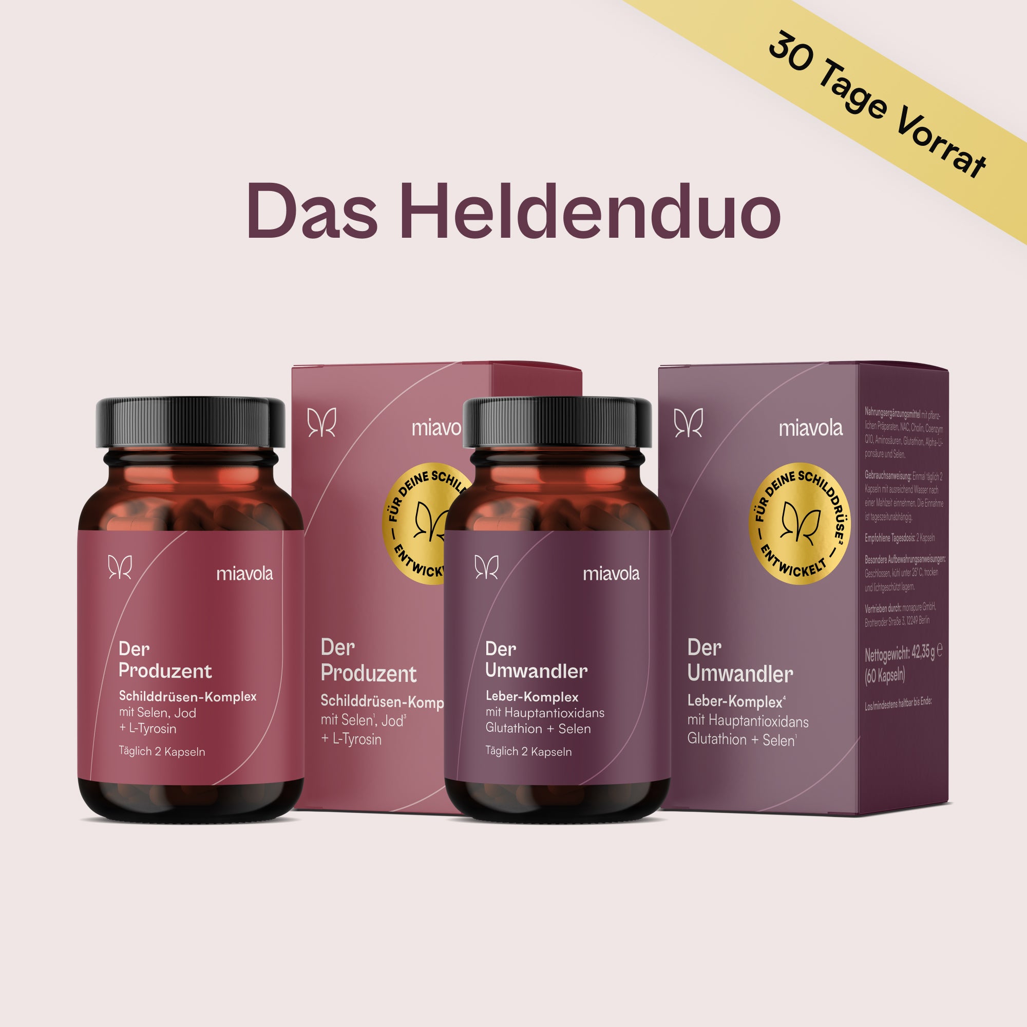 Das Heldenduo - 30 Tage Vorrat